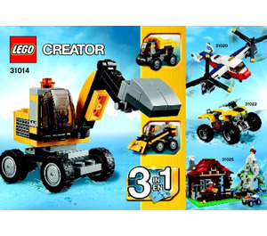 LEGO Power Digger 31014 Instrukce