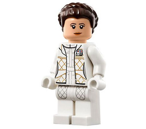 LEGO Princezna Leia s Bílá Hoth Výstroj (Smile / Breathing Maska) Minifigurka