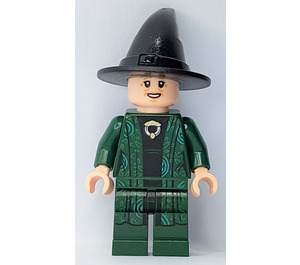 LEGO Profesor Minerva McGonagall s Černá Čepice (Oboustranné Hlava) Minifigurka