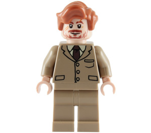 LEGO Profesor Remus Lupin s Tmavě žlutohnědá Oblek Minifigurka