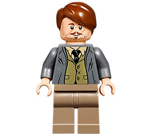 LEGO Profesor Remus Lupin s Šedá Bunda Minifigurka