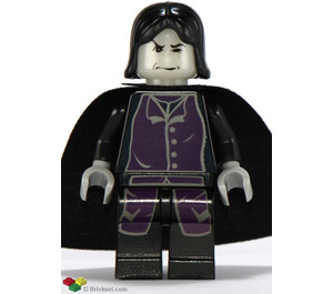 LEGO Profesor Severus Snape s Glow v the Dark Hlava a Šedá Knoflíky Minifigurka