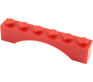 LEGO klenba 1 x 6 Průběžný luk (3455)