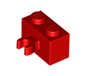 LEGO Kostka 1 x 2 s Vertikální Klip (Otevřít klip 'O') (42925 / 95820)