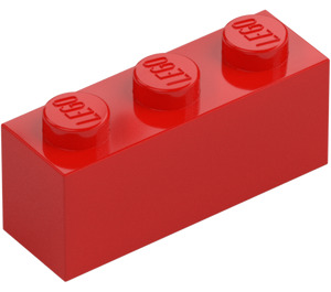 LEGO Červená Kostka 1 x 3 (3622 / 45505)