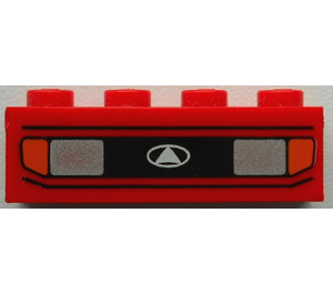 LEGO Kostka 1 x 4 s oranžová Blinkers (3010)