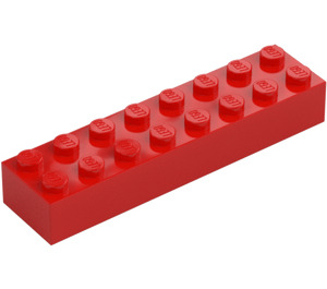 LEGO Červená Kostka 2 x 8 (3007 / 93888)