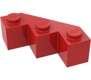 LEGO Červená Kostka 3 x 3 Facet (2462)