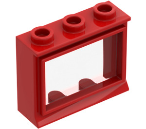 LEGO Classic Okno 1 x 3 x 2 s Fixed Sklo a krátký parapet