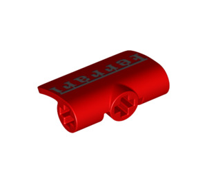 LEGO Red Curvel Panel 2 x 3 s Ferrari (71682 / 78693)