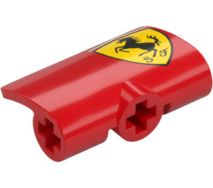 LEGO Curvel Panel 2 x 3 s Ferrari Levý (71682 / 78701)