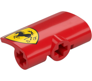 LEGO Curvel Panel 2 x 3 s Ferrari Pravá (71682 / 78702)