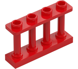 LEGO Plot Spindled 1 x 4 x 2 se 4 horními hřeby (15332)