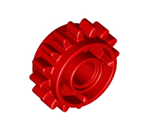 LEGO Red Ozubené kolo s 16 Zuby (18946)