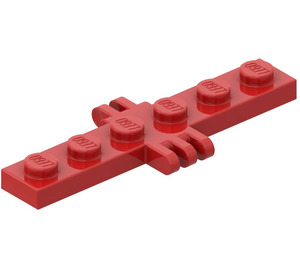 LEGO Závěs Deska 1 x 6 s 2 a 3 Stubs (4507)