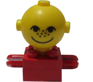 LEGO Homemaker Figure with Yellow Head and Freckles