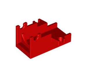 LEGO Red Minifig Dělo 2 x 4 Základna (2527)