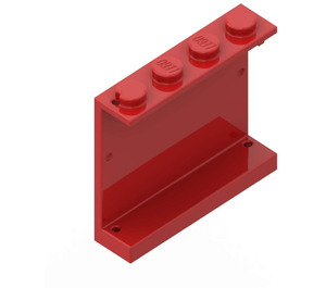 LEGO Panel 1 x 4 x 3 bez bočních podpěr, plné čepy (4215)