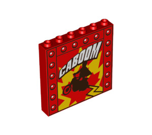 LEGO Panel 1 x 6 x 5 s Duke Caboom (50133 / 59349)