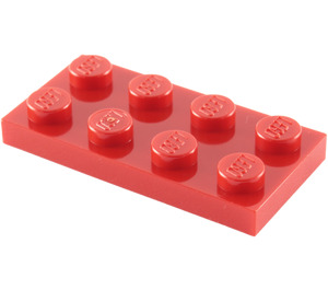 LEGO Red Deska 2 x 4 (3020)