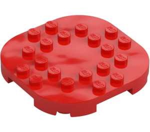 LEGO Deska 6 x 6 x 0.7 Kolo Semicircle (66789)