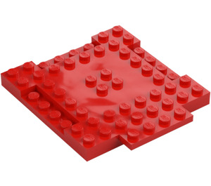 LEGO Deska 8 x 8 x 0.7 s Cutouts a Ledge (15624)