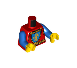 LEGO Red Queen Lionne s Plášť Minifig Trup (973 / 76382)