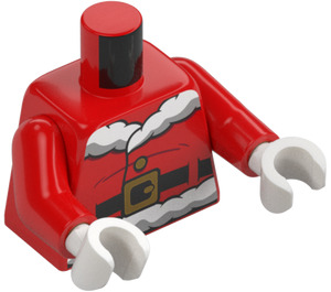 LEGO Červená Santa s Candy Cane Minifigurka Trup (973 / 76382)