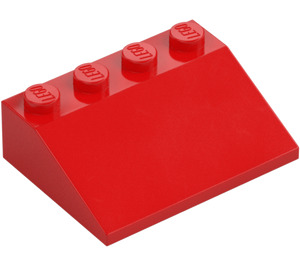 LEGO Červená Sklon 3 x 4 (25°) (3016 / 3297)