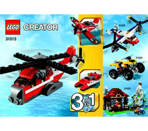 LEGO Red Thunder 31013 Instructions