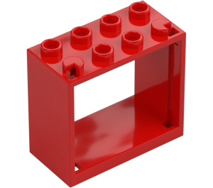 LEGO Okno 2 x 4 x 3 se čtvercovými otvory (60598)