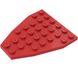 LEGO Červená Křídlo 7 x 6 bez zářezů (2625)