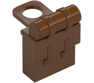 LEGO Červenohnědá Batoh s Roll (2524)