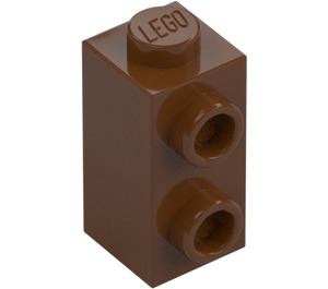 LEGO Červenohnědá Kostka 1 x 1 x 1.6 s Dva Boční cvočky (32952)