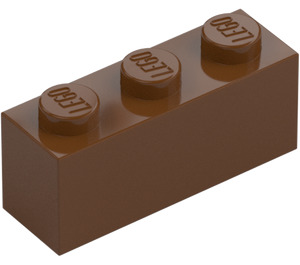 LEGO Červenohnědá Kostka 1 x 3 (3622 / 45505)