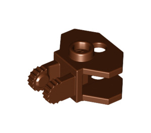 LEGO Reddish Brown Závěs 1 x 2 Zamykání s Tažná koule Socket (30396 / 51482)