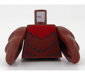 LEGO Minifig Trup, Red Collar, Black FatherLines a Pták Wings (973)
