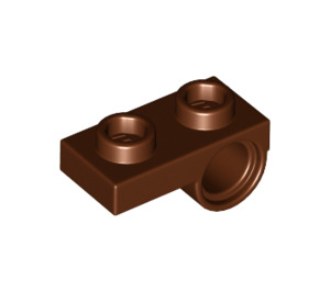LEGO Reddish Brown Deska 1 x 2 s Underside otvorem (18677 / 28809)