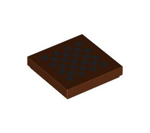 LEGO Dlaždice 2 x 2 s Black Pixel Squares s Groove (3068 / 102480)