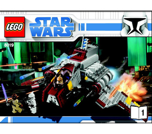 LEGO Republic Attack Shuttle 8019 Instrukce