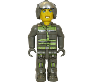 LEGO Res-Q Worker s Open Helma a Široký Smile Minifigurka