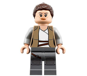 LEGO Rey s Tmavě žlutohnědá Bunda Minifigurka