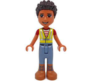 LEGO River s Reflexní bunda Minifigurka