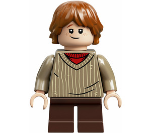 LEGO Ron Weasley s Tmavě žlutohnědá Skokan Minifigurka