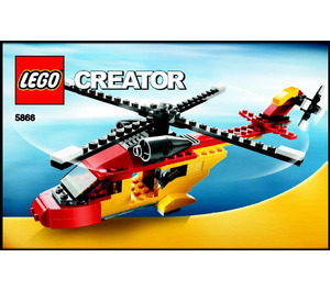 LEGO Rotor Rescue 5866 Instrukce