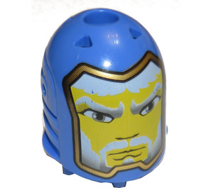LEGO Royal Blue King Mathias Velký Figure Hlava se zlatou linkou