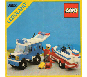 LEGO RV with Speedboat 6698 Instrukce