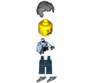 LEGO Sam Grizzled (Ice Skates) Minifigurka