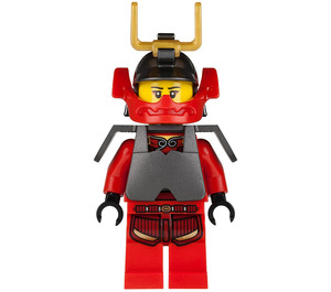 LEGO Samurai X (Nya) s Pearl Dark Šedá Brnění  Minifigurka