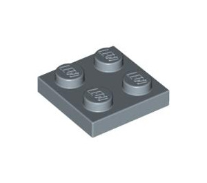 LEGO Sand Blue Deska 2 x 2 (3022 / 94148)